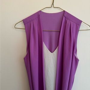 Purple Sleeveless Dress